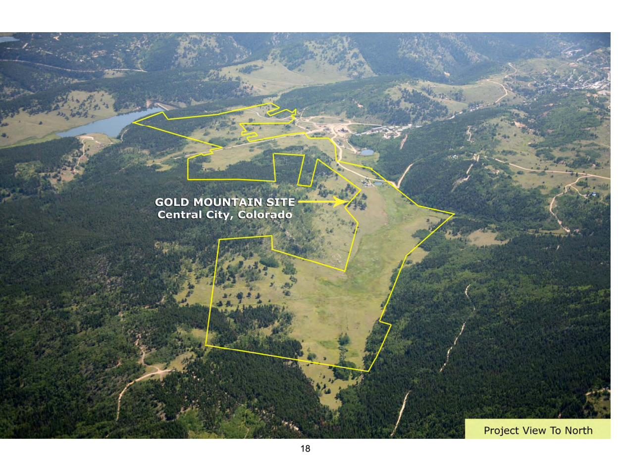 Aerial view of the northern reach