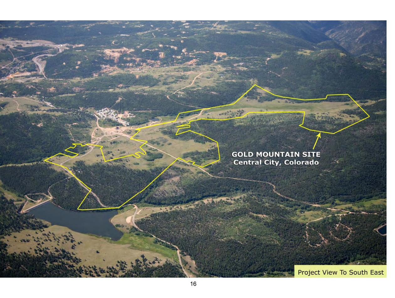 Aerial view across the valley floor